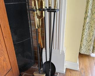 Fireplace tools- two sets available.