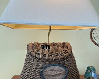 Fishing basket lamp!