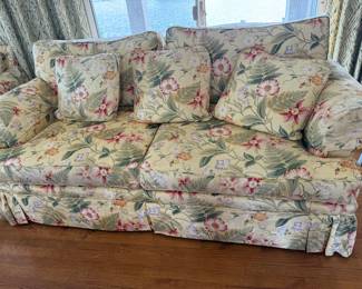 Patterned sofa. TWO available.