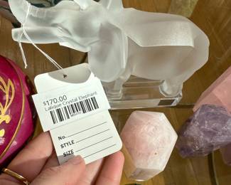 Lalique Crystal Elephant 