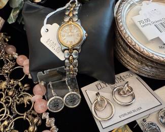 Watches, Earrings