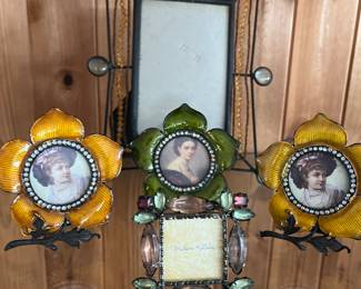 Jeweled picture frames