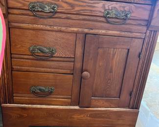 Antique oak dresser