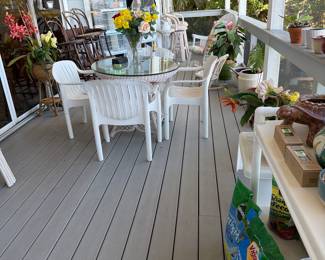 Cool pots, bird cages, vintage wicker furniture, PVC bars