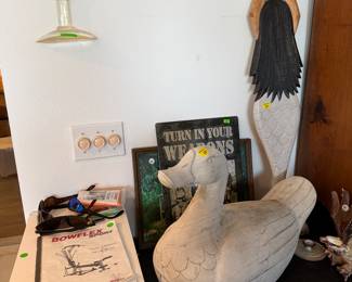 Wood duck, check out the Mermaid & martini clock