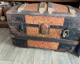 Antique steamer trunks