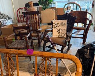 Small Antique rockers & chairs