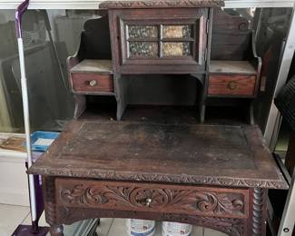 Gothic revival writing desk