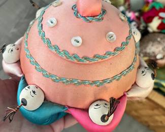 Vintage Chinese silk pin cushions