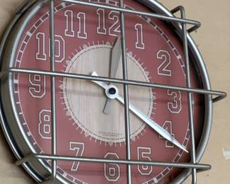 Vintage Sterling Noble cage clock