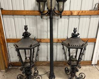Vintage outdoor lighting fixtures
