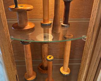 Wooden spools