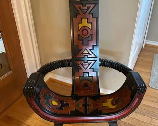 Proantic seat sculpture , solid wood