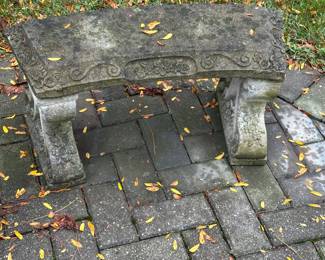Cemet benches