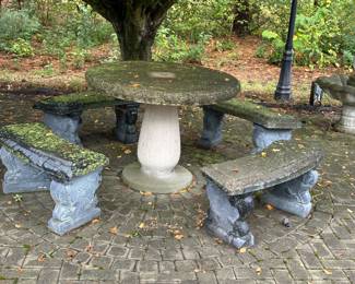 Cement furniture