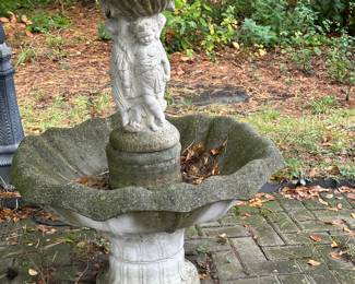 Cement fountain