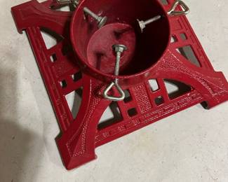Antique cast iron tree stand