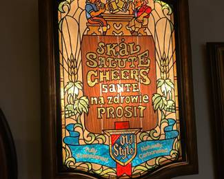 Old Style lighted Cheers bar sign