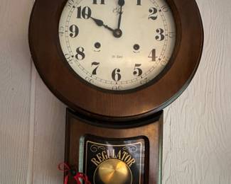 Elgin regulator wall clock