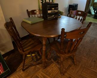 Table and 4 chairs
