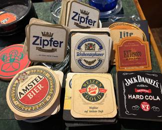 More barware - tons of coasters!