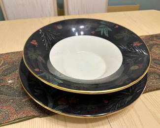 Crate & Barrel holiday serving pieces