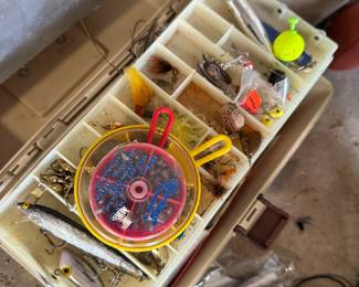 Fishing lures and poles