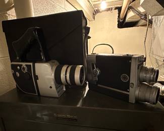 Vintage movie cameras.....