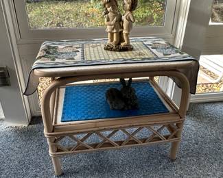 Ficks Reed matching side tables.....