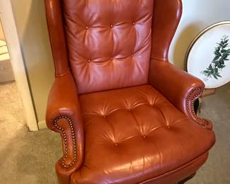 Leather armchair