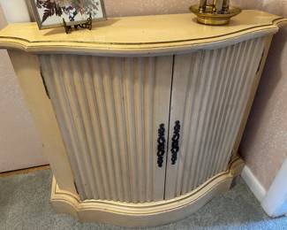 Wood entry/console cabinet
