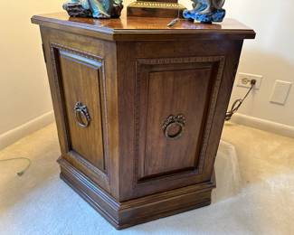 (2) wood end table.....