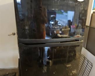 Garage fridge works great. Just needs a cleaning
$