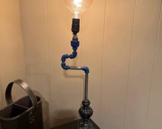 Steampunk Pipe Table Lamp