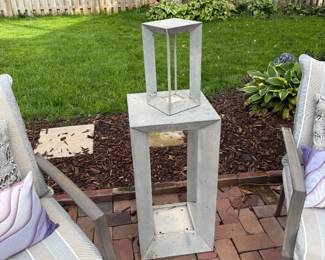 Outdoor Metal Accent Table