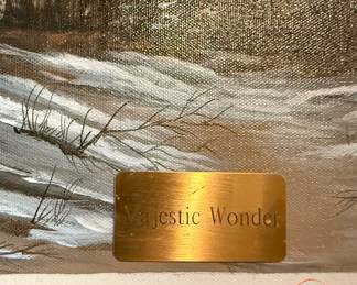 Original Oil on Canvas "Majestic Wonder" by Terry Taylor
