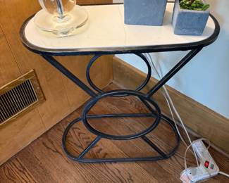 Marble Topped Side Table