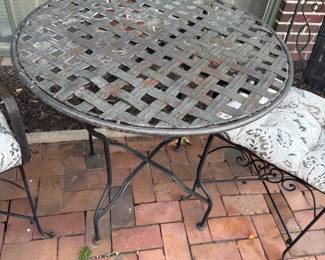Metal Outdoor Bistro Set