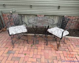 Metal Outdoor Bistro Set