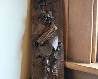 Antique Carved Wood Panel