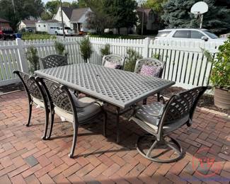 Cast Aluminum Outdoor Patio Set