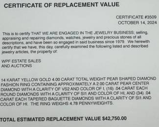 Ballerina Cut Ring Appraisal