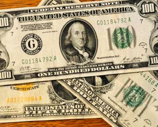 Gold Certificate and Federal Reserve Notes