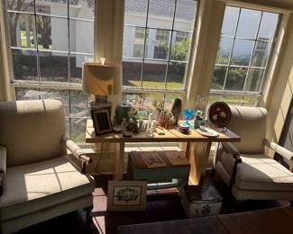 Matching neutral chairs 