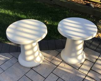 Outside side tables 