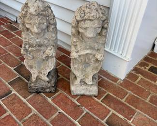 Concrete lions