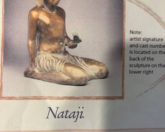 Bronze sculpture “butterfly girl by Natalie Levin