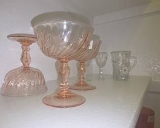 Pink Depression Glass