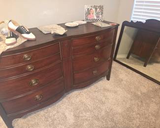 Dresser with Mirror on Right