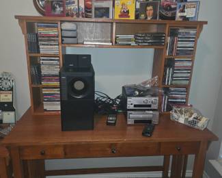 Desk with Hutch Top
Car Plates
CDs